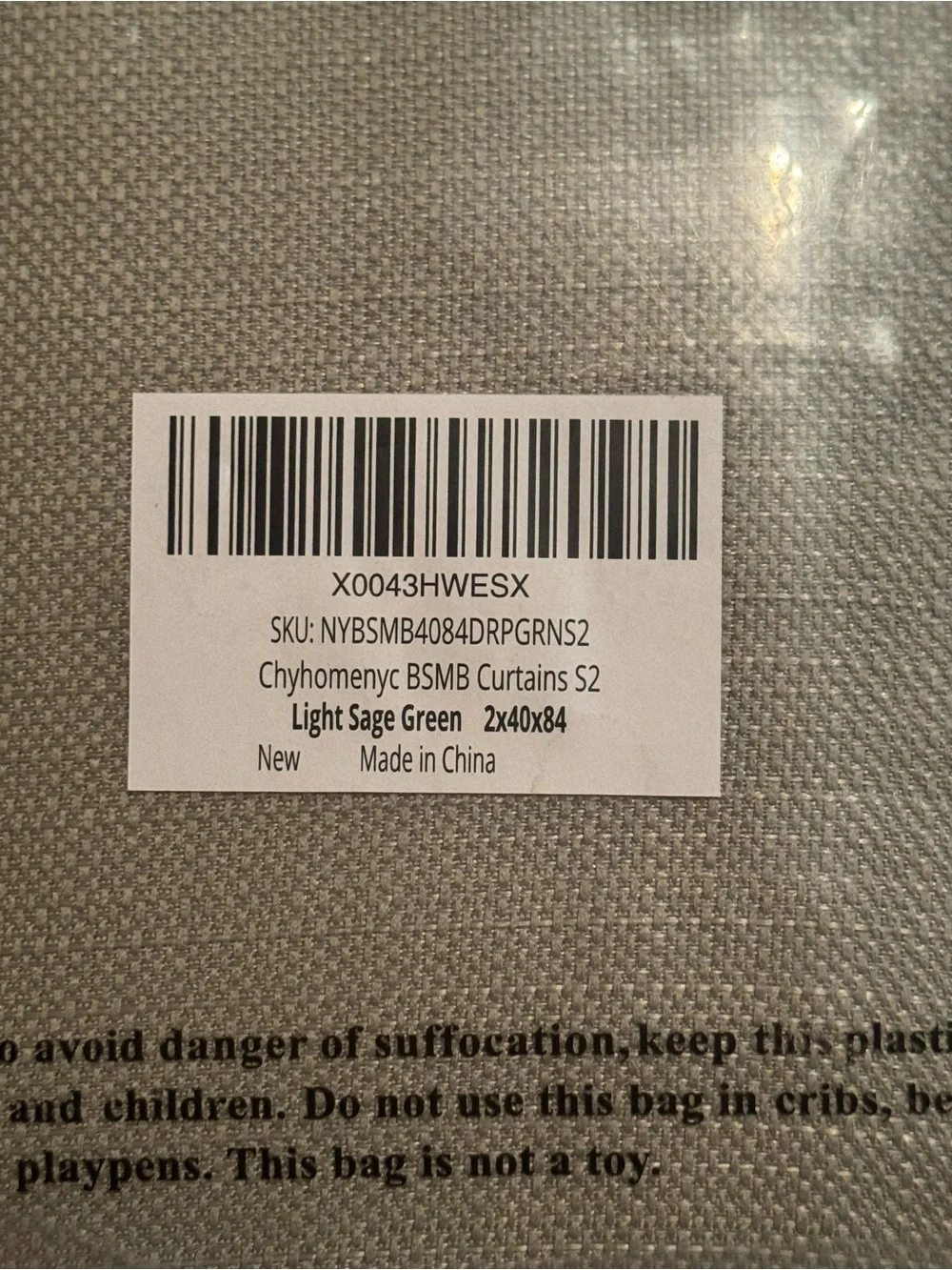 Sage green curtains